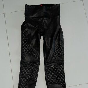 Spanx moto leggings